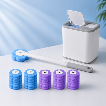 Brosse WC à têtes jetables