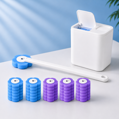 Brosse WC à têtes jetables