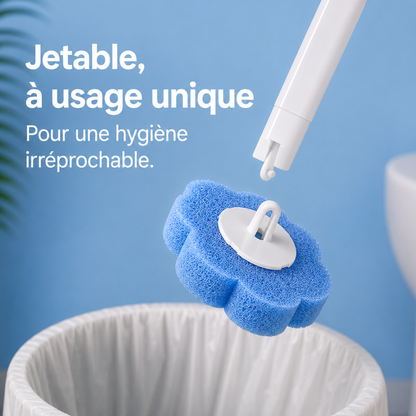 Brosse WC à têtes jetables